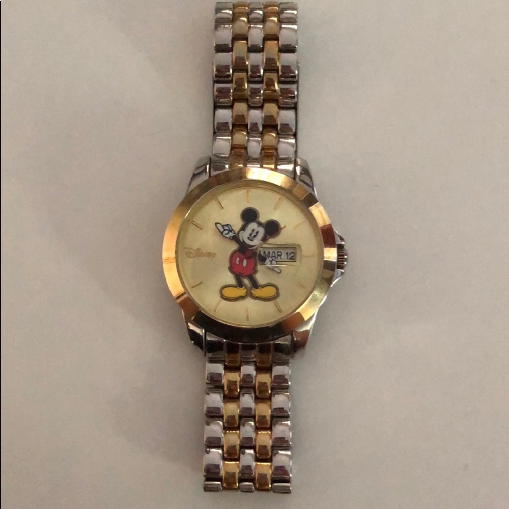 Disney Watch Gold/Silver Mickey Mouse clock hands
